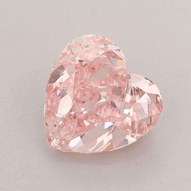 1.21 Ct. Fancy Vivid  Pink Heart Lab Grown Diamond