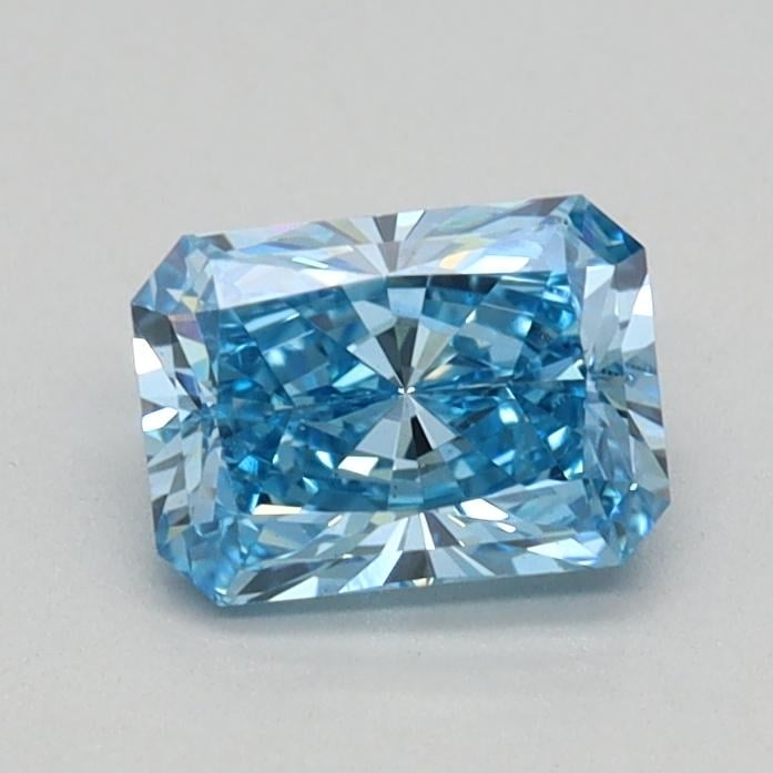 0.54 Ct. Fancy Vivid Blue Radiant Lab Grown Diamond