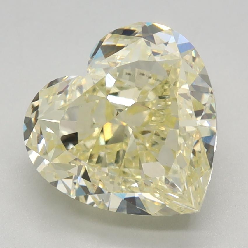 3.15 Ct. Fancy Yellow Heart Lab Grown Diamond