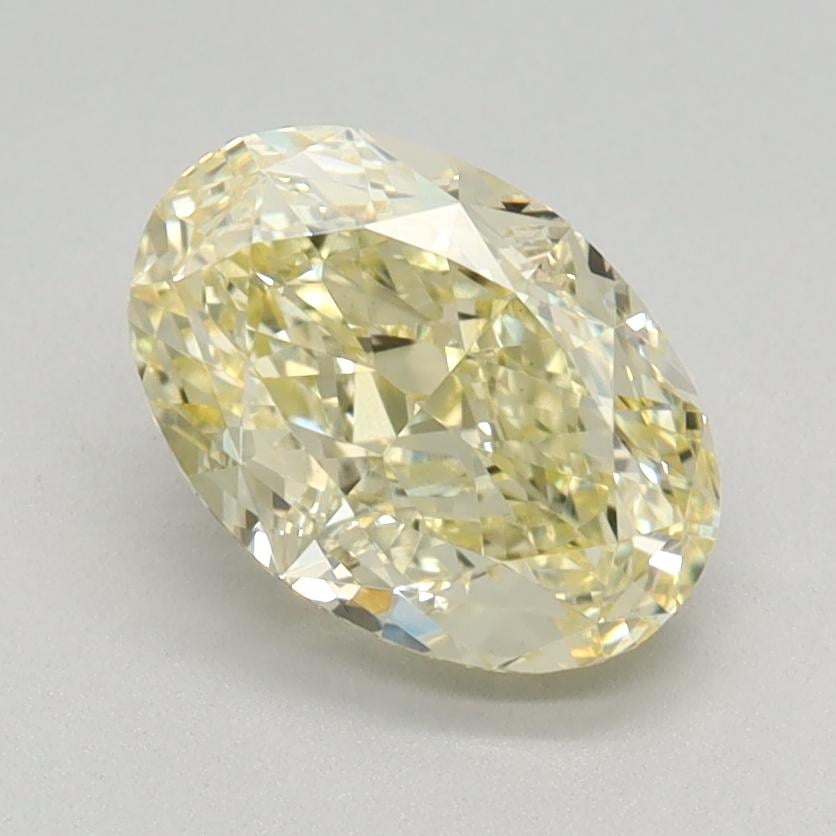 1.35 Ct. Fancy Intense Yellow Oval Lab Grown Diamond