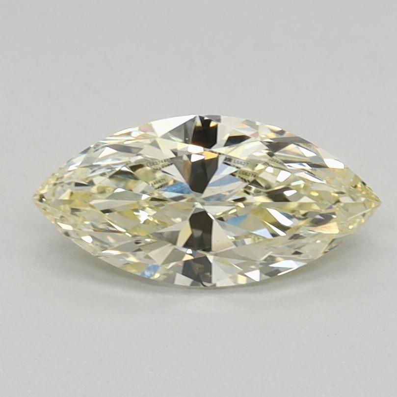 0.51 Ct. Fancy Light Yellow Marquise Lab Grown Diamond