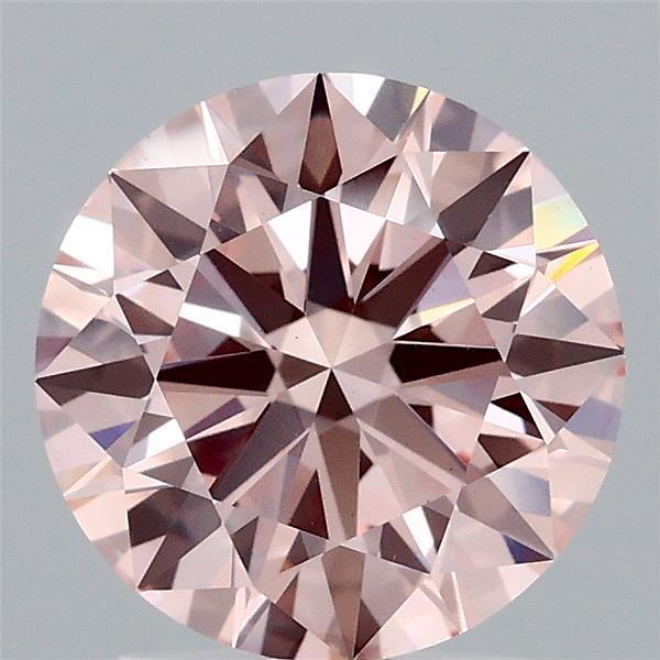 2.09 Ct. Fancy Intense Pink Round Lab Grown Diamond
