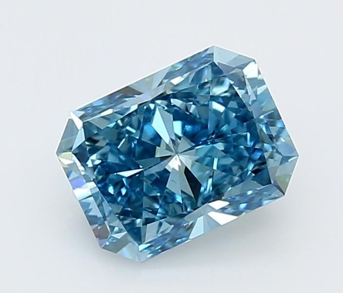 2.00 Ct. Fancy Vivid  Blue Radiant Lab Grown Diamond