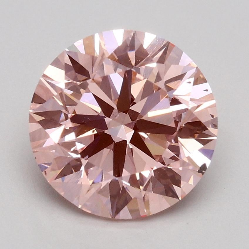 1.80 Ct. Fancy Intense Pink Round Lab Grown Diamond