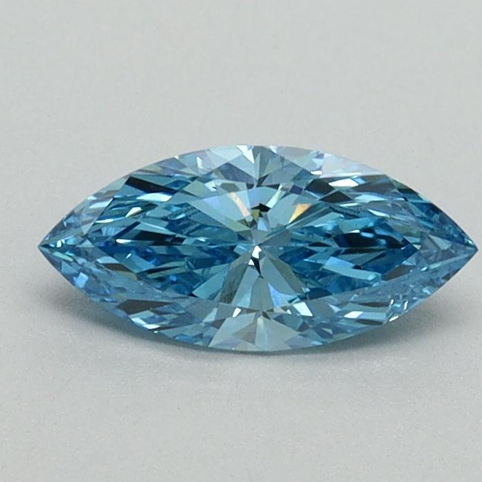 0.50 Ct. Fancy Vivid Blue Marquise Lab Grown Diamond