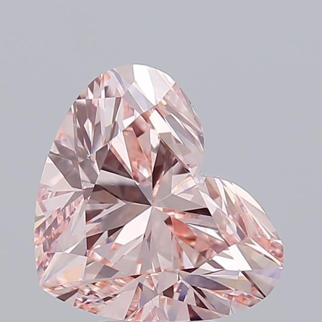 5.00 Ct. Fancy Intense  Pink Heart Lab Grown Diamond