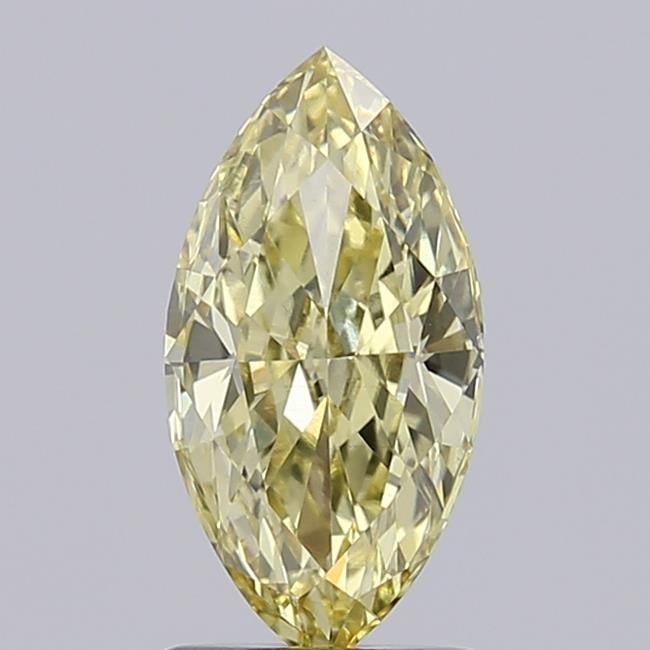 1.38 Ct. Fancy Intense  Yellow Marquise Lab Grown Diamond