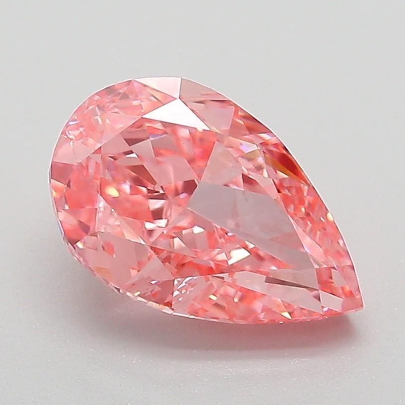 2.00 Ct. Fancy Vivid Pink Pear Lab Grown Diamond