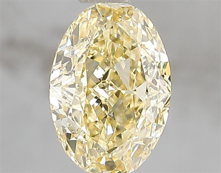 1.54 Ct. Fancy Vivid Yellow Oval Lab Grown Diamond