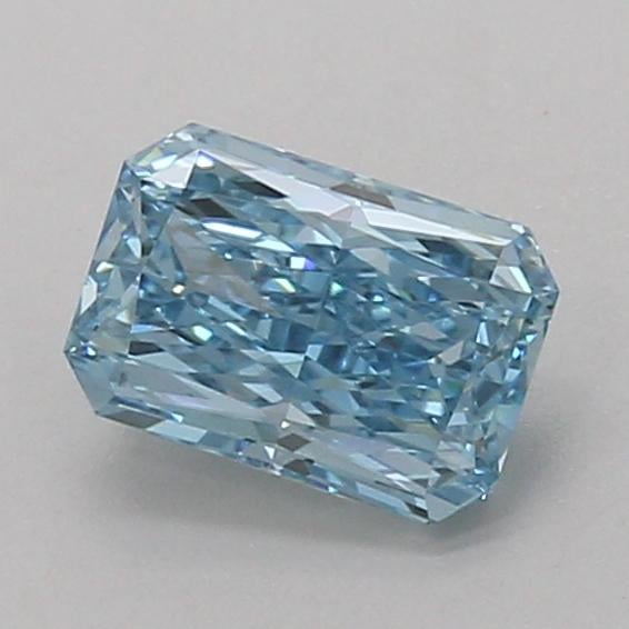 1.07 Ct. Fancy Vivid Blue Radiant Lab Grown Diamond