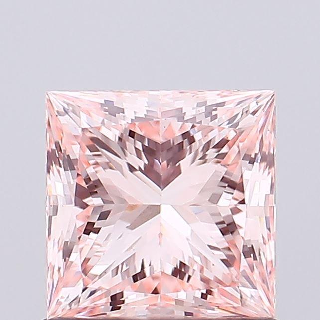 0.97 Ct. Fancy Intense Pink Princess Lab Grown Diamond