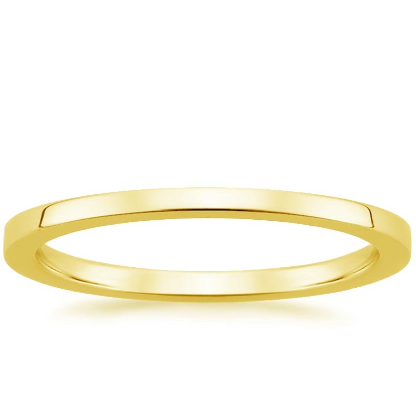 Petite Quattro Wedding Ring in 18K Yellow Gold