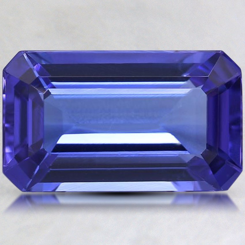 12.5x7.5mm Premium Purple Emerald Cut Tanzanite
