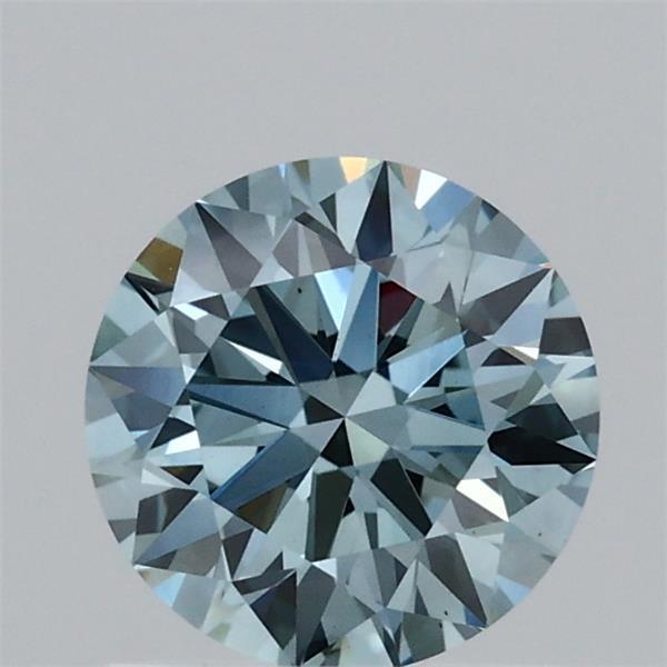 1.05 Ct. Fancy Vivid Blue Round Lab Grown Diamond
