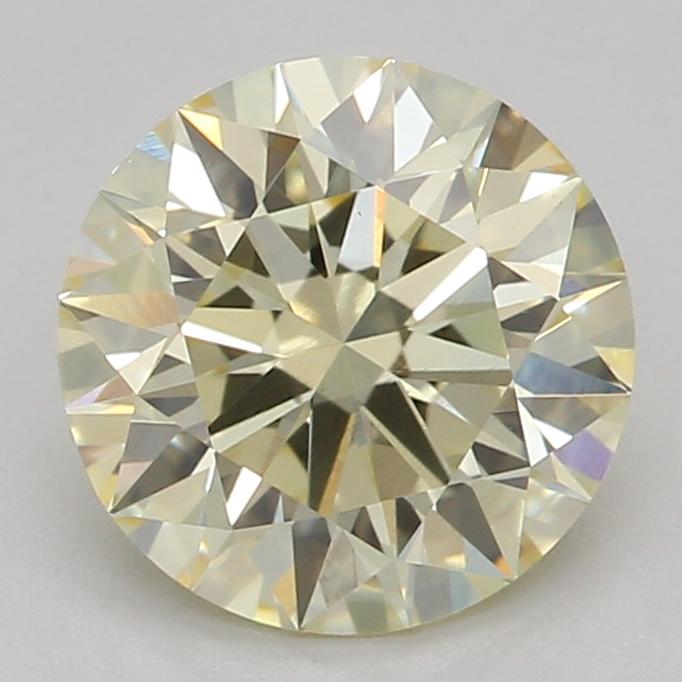 1.04 Ct. Fancy Light Yellow Round Lab Grown Diamond