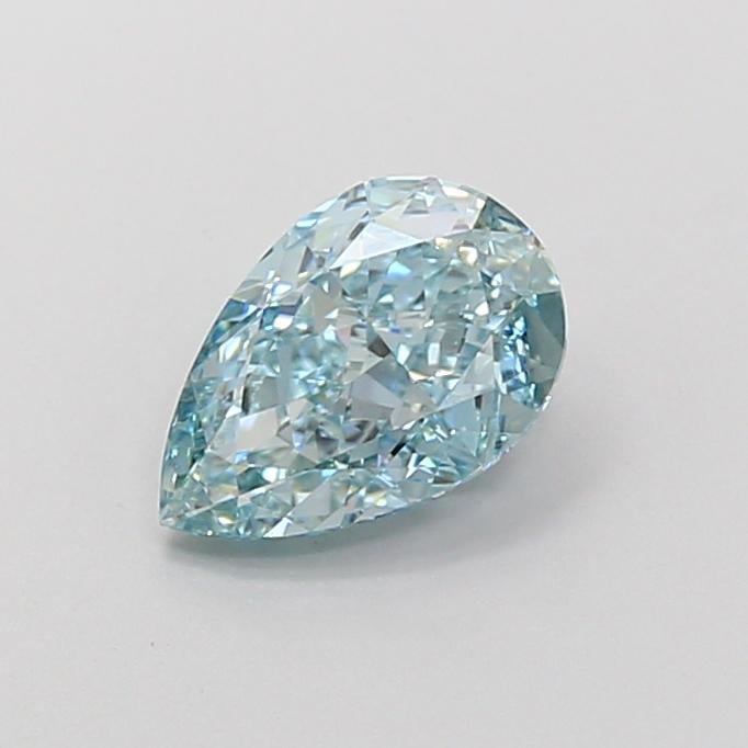 1.59 Ct. Fancy Vivid  Blue Pear Lab Grown Diamond
