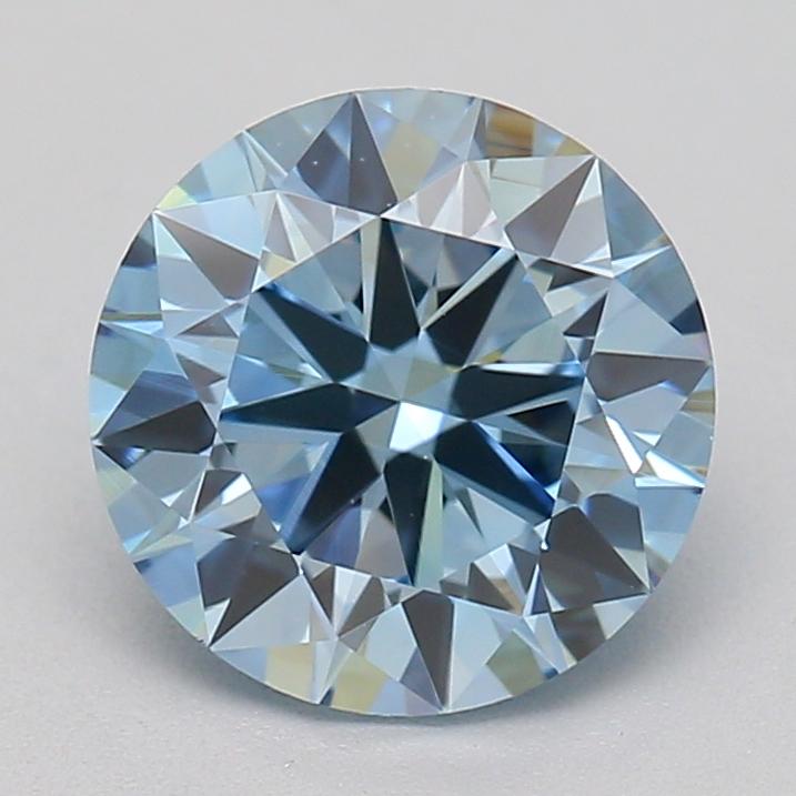 1.00 Ct. Fancy Vivid  Blue Round Lab Grown Diamond
