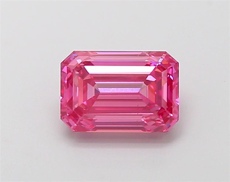 1.52 Ct. Fancy Vivid  Pink Emerald Lab Grown Diamond