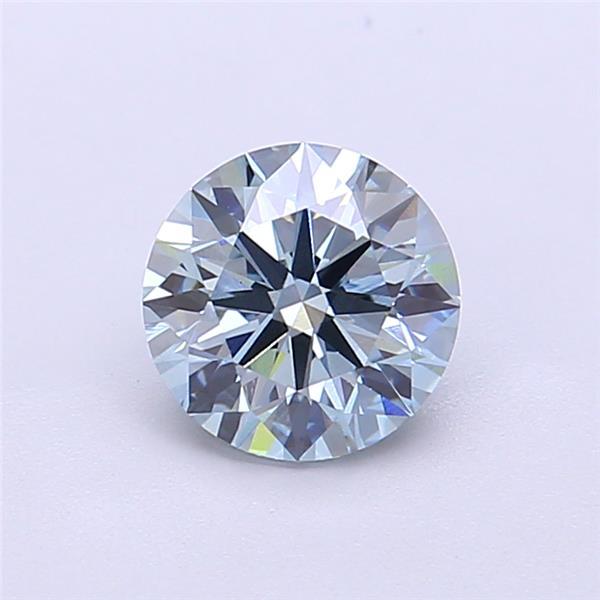 1.10 Ct. Fancy  Blue Round Lab Grown Diamond
