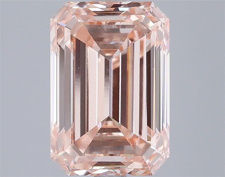 3.09 Ct. Fancy Intense Pink Emerald Lab Grown Diamond