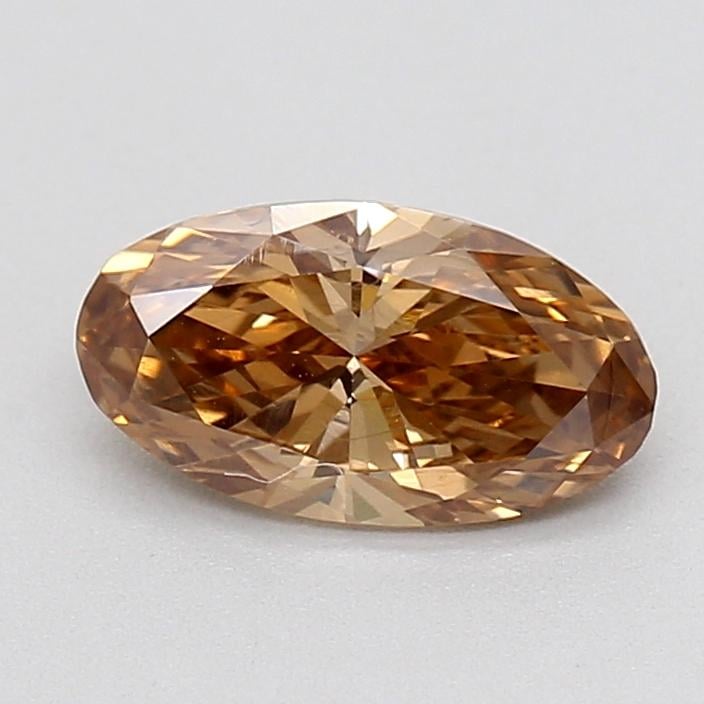 0.55 Ct. Fancy  Brown Oval Lab Grown Diamond