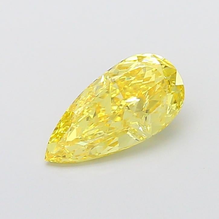 2.08 Ct. Fancy Intense  Yellow Pear Lab Grown Diamond