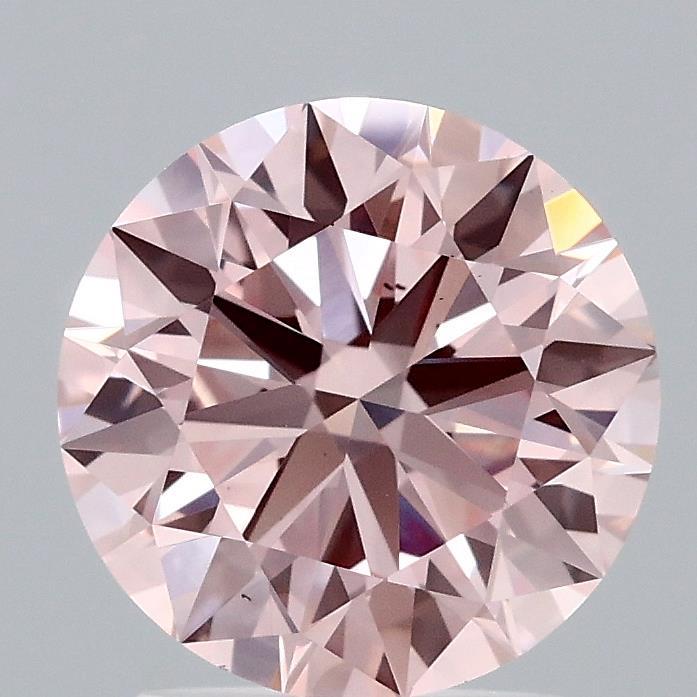 2.05 Ct. Fancy Intense Pink Round Lab Grown Diamond