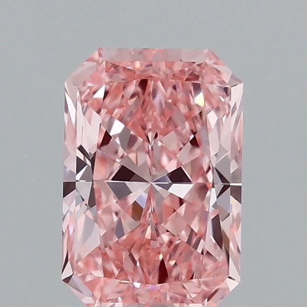 1.01 Ct. Fancy Vivid Pink Radiant Lab Grown Diamond