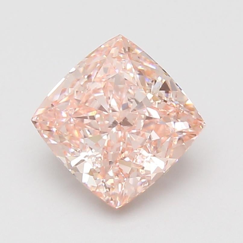 3.08 Ct. Fancy Intense Pink Cushion Lab Grown Diamond