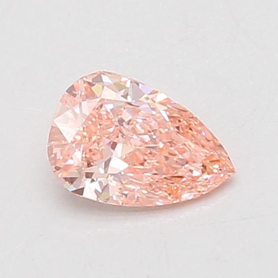 0.55 Ct. Fancy Vivid Pink Pear Lab Grown Diamond