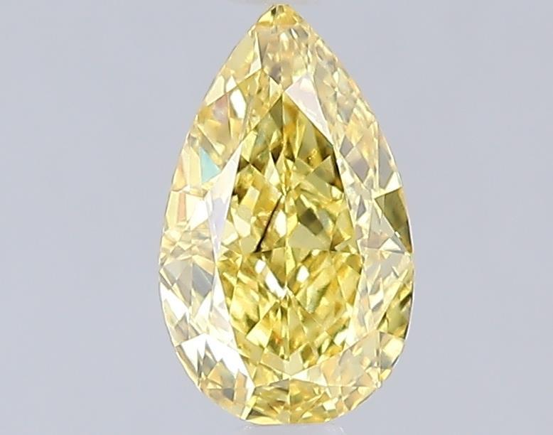 1.07 Ct. Fancy Vivid Yellow Yellow Pear Lab Grown Diamond