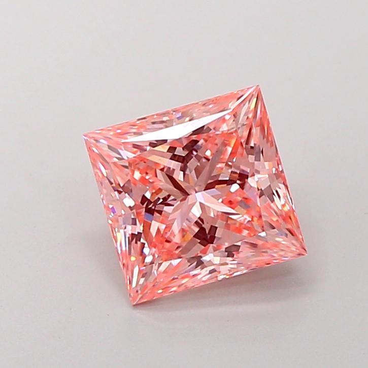 2.09 Ct. Fancy Vivid Pink Princess Lab Grown Diamond
