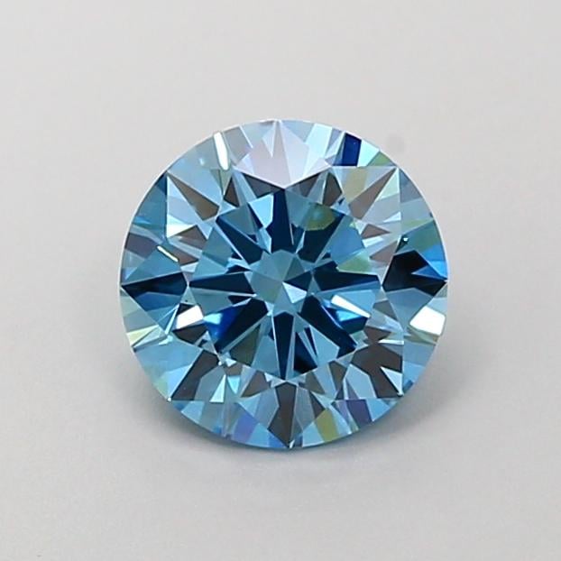 1.14 Ct. Fancy Vivid  Blue Round Lab Grown Diamond