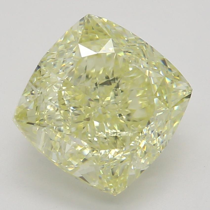 2.03 Ct. Fancy Light Yellow Cushion Diamond