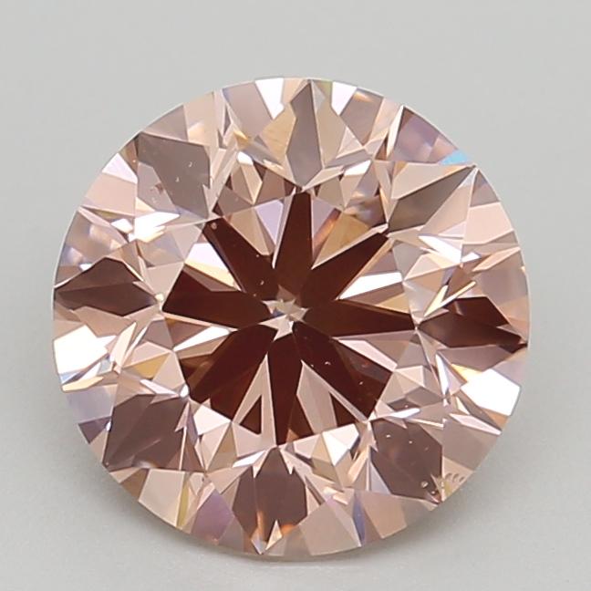 2.51 Ct. Fancy Intense Pink Round Lab Grown Diamond
