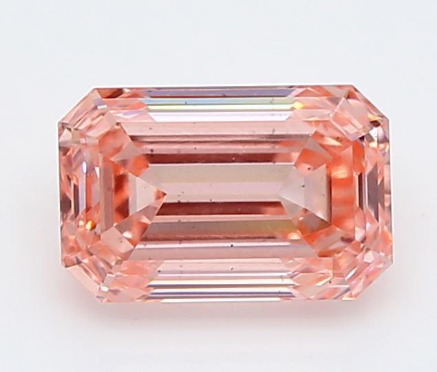 0.91 Ct. Fancy Intense  Pink Emerald Lab Grown Diamond