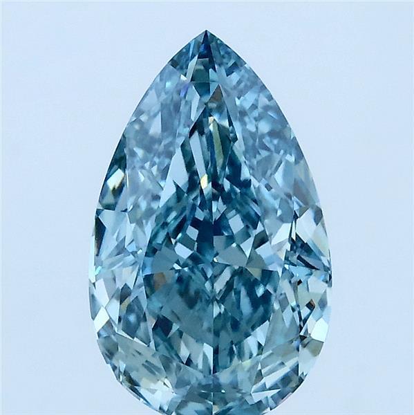2.01 Ct. Fancy Blue Pear Lab Grown Diamond