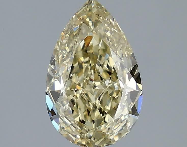 1.59 Ct. Fancy Yellow Pear Lab Grown Diamond