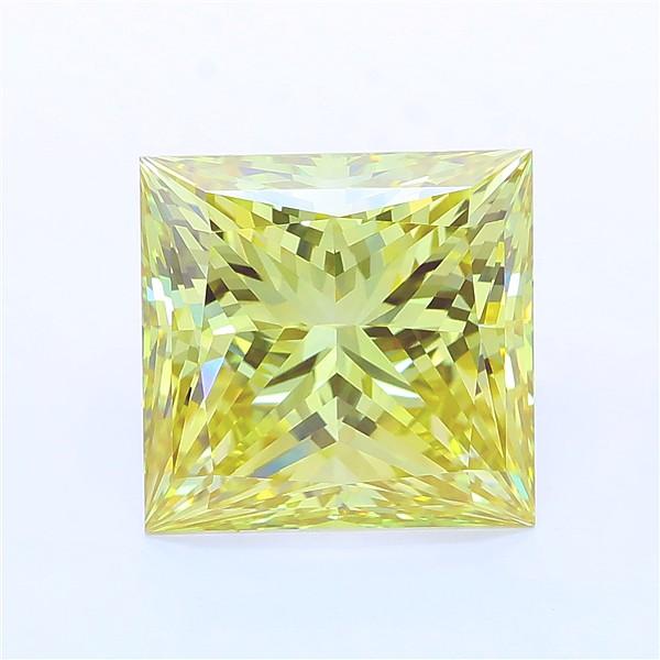 5.99 Ct. Fancy Intense Yellow Princess Lab Grown Diamond