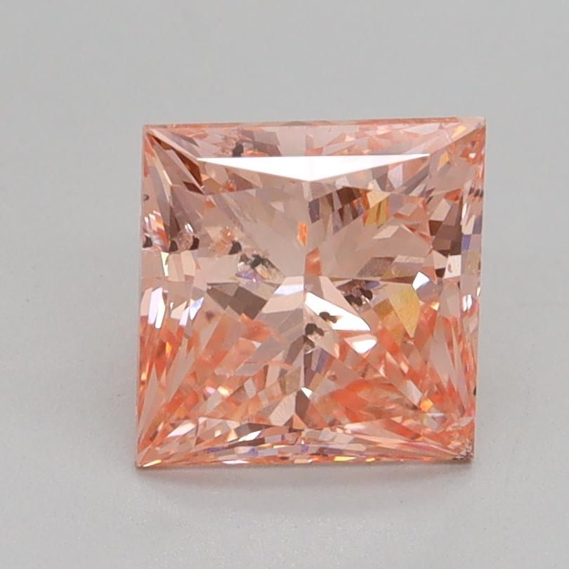 1.80 Ct. Fancy Intense Pink Princess Lab Grown Diamond
