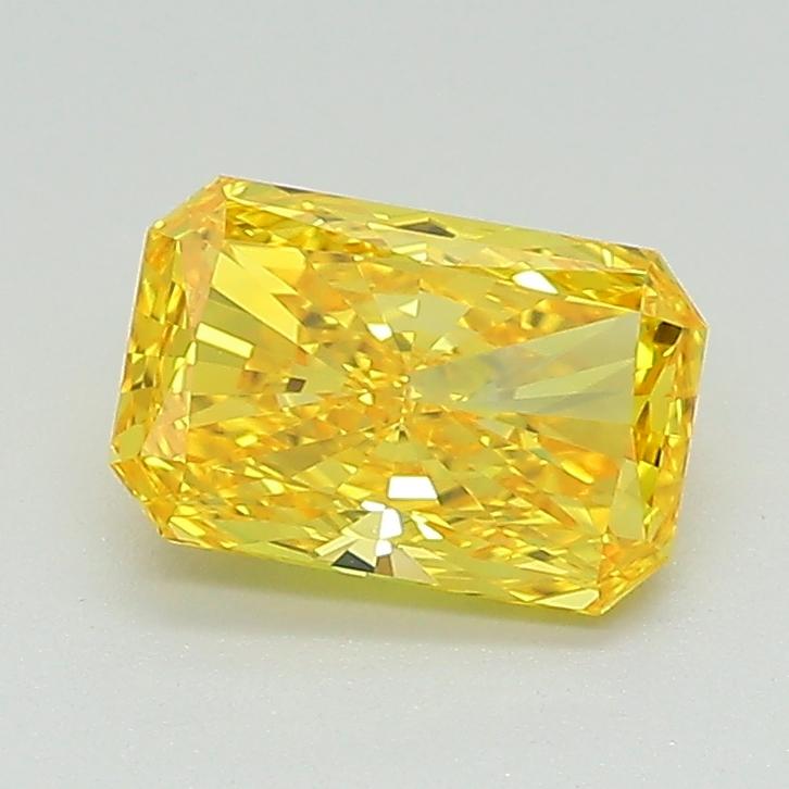 1.04 Ct. Fancy Vivid Yellow Radiant Lab Grown Diamond