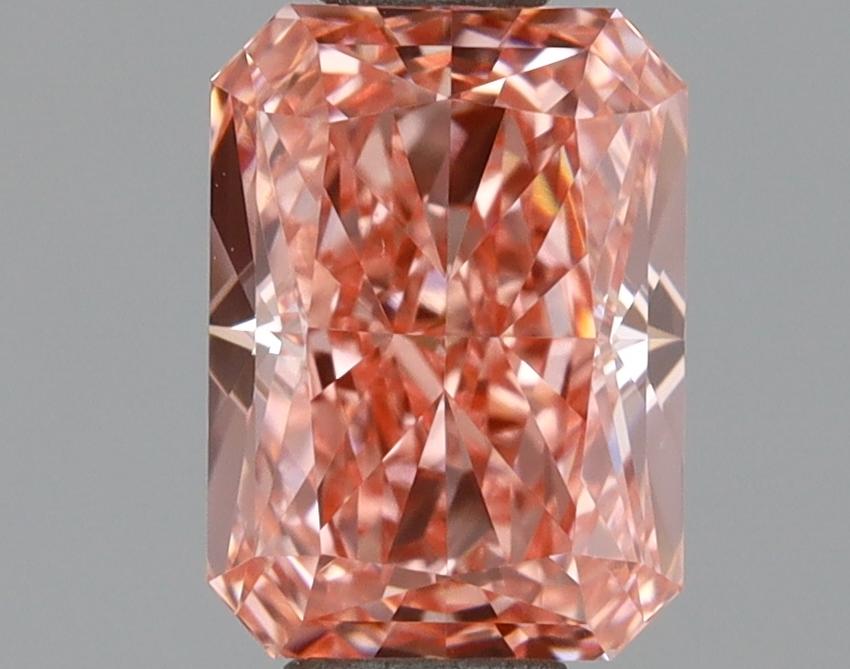 1.15 Ct. Fancy Vivid Pink Radiant Lab Grown Diamond