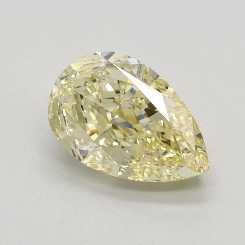 1.06 Ct. Fancy Intense  Yellow Pear Lab Grown Diamond