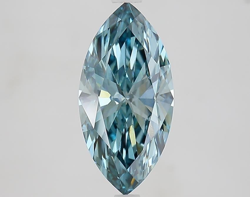 2.15 Ct. Fancy Vivid Blue Marquise Lab Grown Diamond