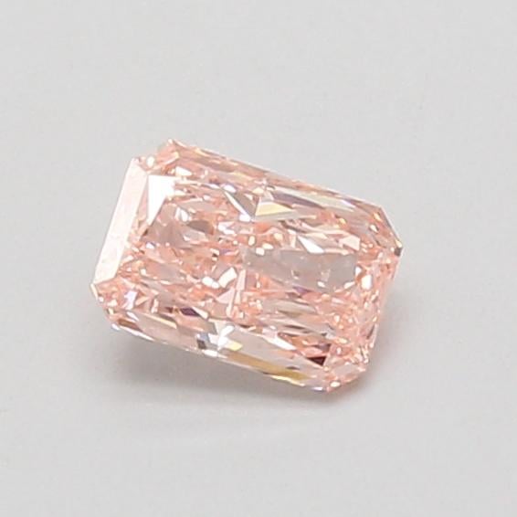 0.47 Ct. Fancy Vivid Pink Radiant Lab Grown Diamond