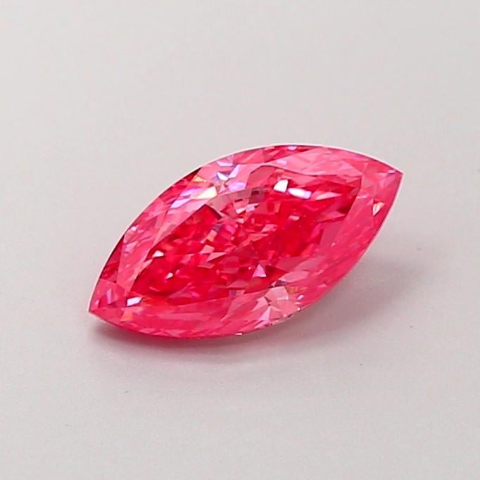 0.89 Ct. Fancy Vivid  Pink Marquise Lab Grown Diamond