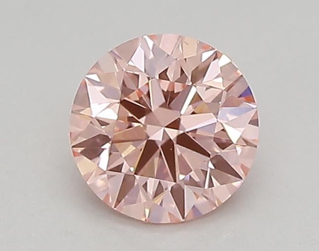0.44 Ct. Fancy Vivid Pink Round Lab Grown Diamond