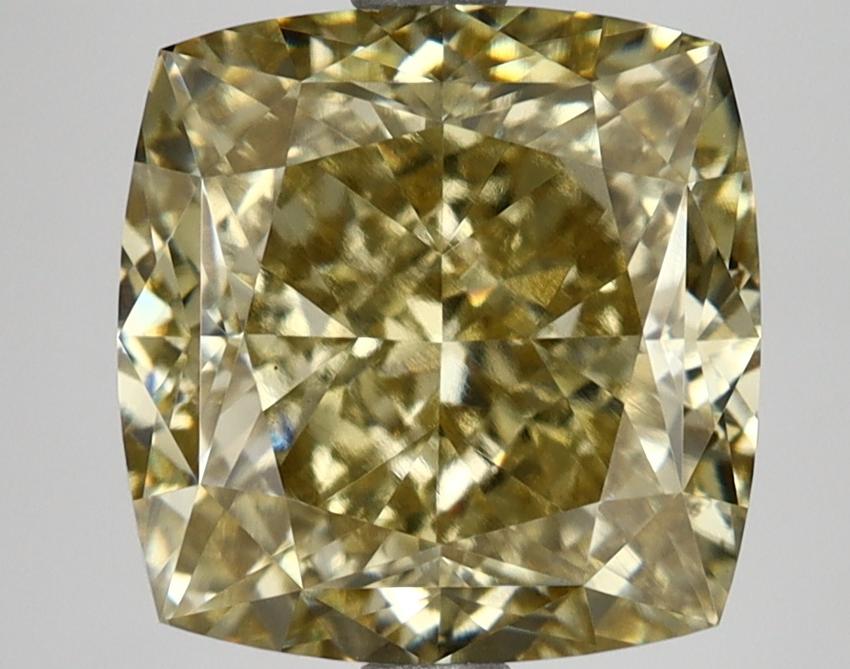 5.53 Ct. Fancy Intense Yellow Cushion Lab Grown Diamond