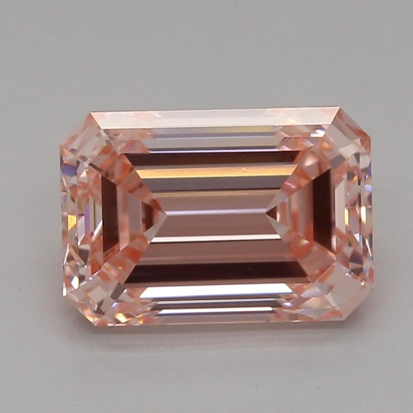 1.54 Ct. Fancy Intense Pink Emerald Lab Grown Diamond