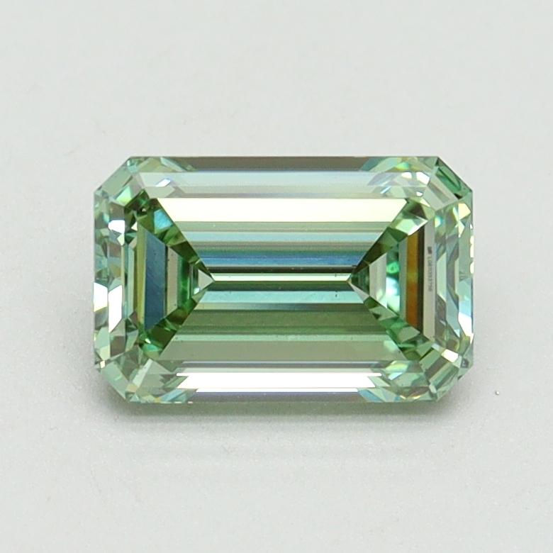 1.04 Ct. Fancy Vivid Green Emerald Lab Grown Diamond